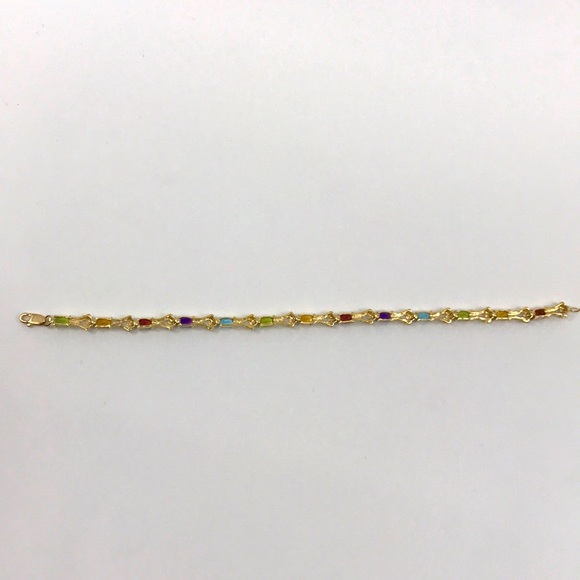 Gem & Diamond Bracelet - Picture 8 of 9